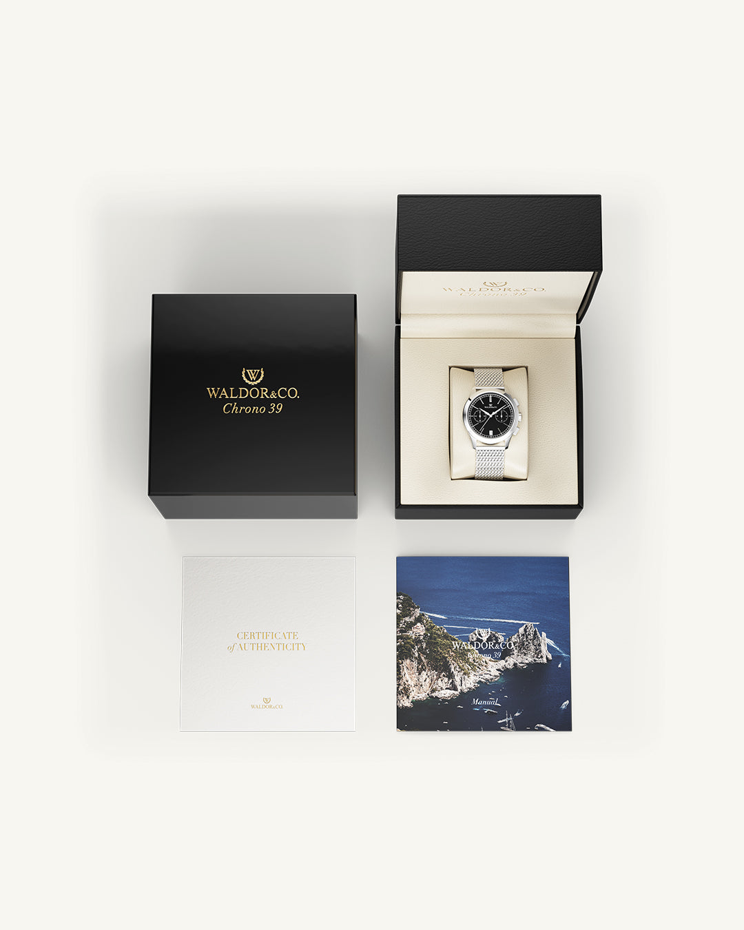 Chrono 39 Sardinia | Waldor & Co. Watches – WALDOR & CO.