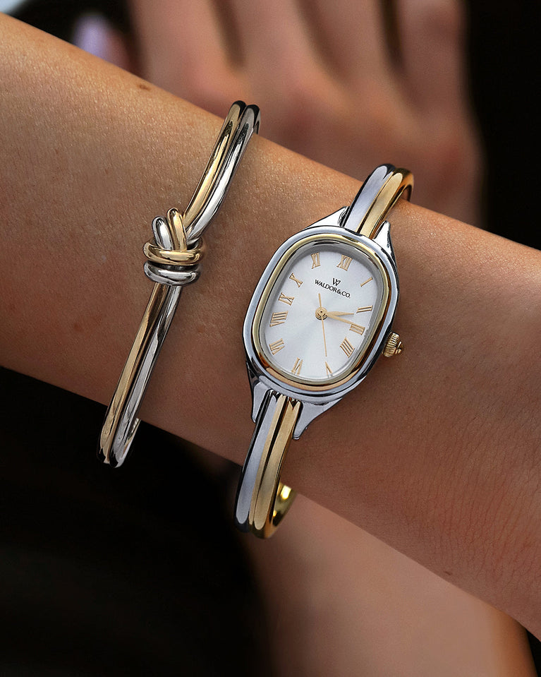 Side by Side: Dual Bangle Watch